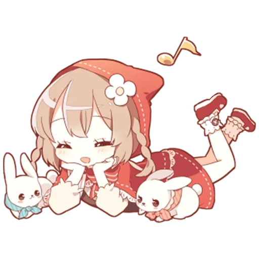 Sticker Красная Шапочка @tg_sticks - 3
