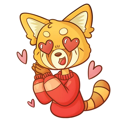 Sticker Red Panda Toffee - 0