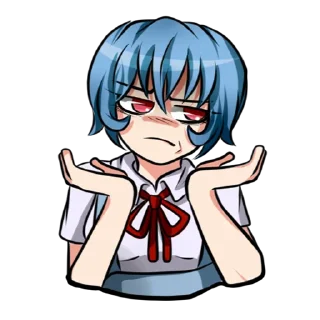 Sticker Rei by @lewdyoba - 11