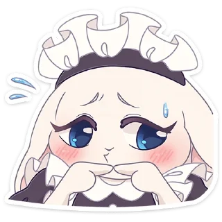 Стикер Рейко от @TgSticker - 8