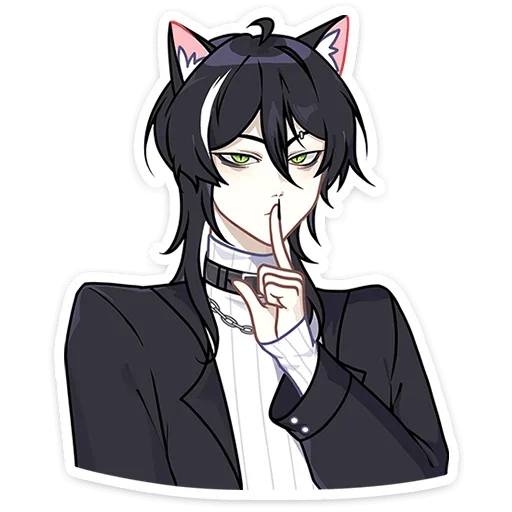 Стикер ren2_vk_Nyasticks_by_MoiStikiBot - 1