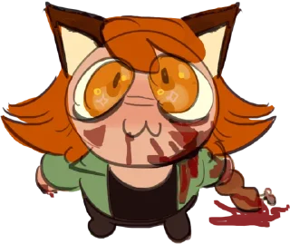 Sticker Лисий фембойчик - 10