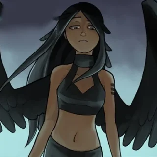 Sticker - raven - - 3