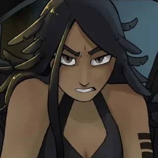 Sticker - raven - - 5