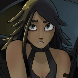 Sticker - raven - - 9