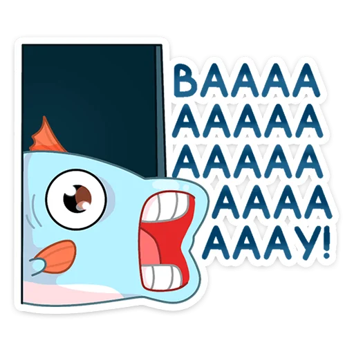 Sticker reversefish_vk - 1