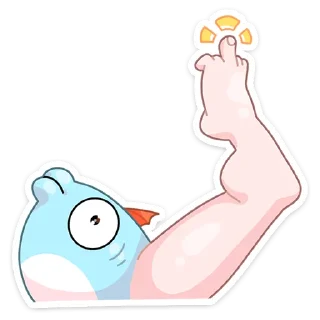 Стикер Реверсивная русалка :: @stickroom - 4