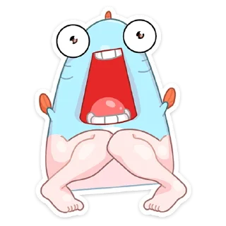 Стикер Реверсивная русалка :: @stickroom - 1