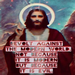 Sticker Revolta Contra o Mundo Moderno - 7