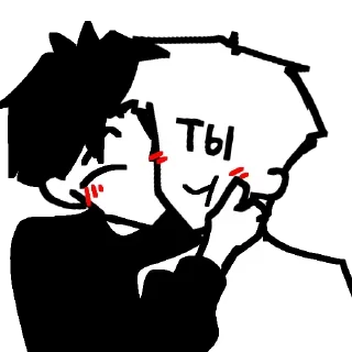 эскиз силуэт рисование