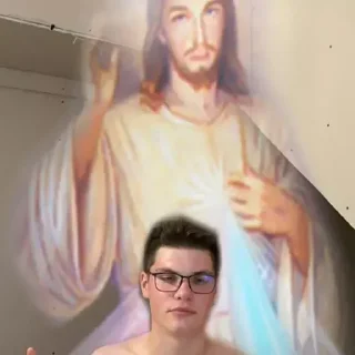 Sticker 3х гранный стакан - 2