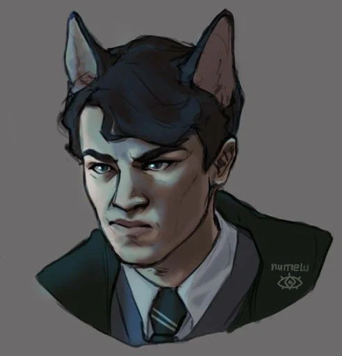 cartoon human face sketch