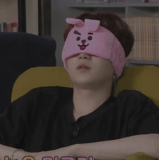 human face blindfold person