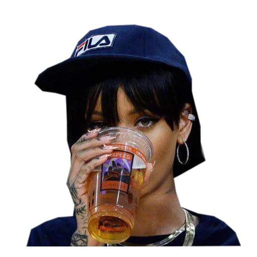 Человек пить человеческое лицо