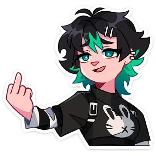 Стикер Рика @anime4_arts - 9