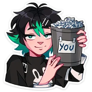 Стикер Рика @anime4_arts - 0