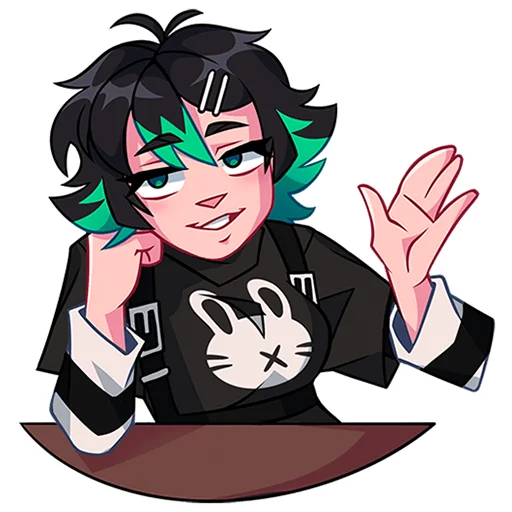 Рика без надписей от @TgSticker - 