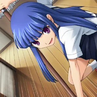 Стикер ♡rika furude/рика фуруде♡ by @stickershigurashi - 6