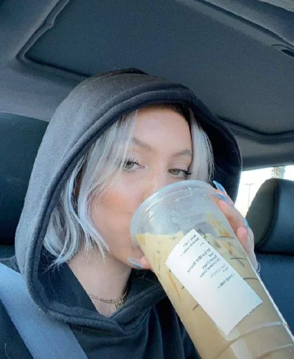 person human face drink