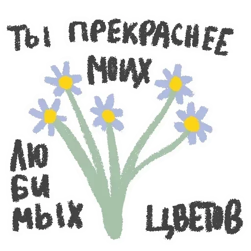 СМС цветок графика