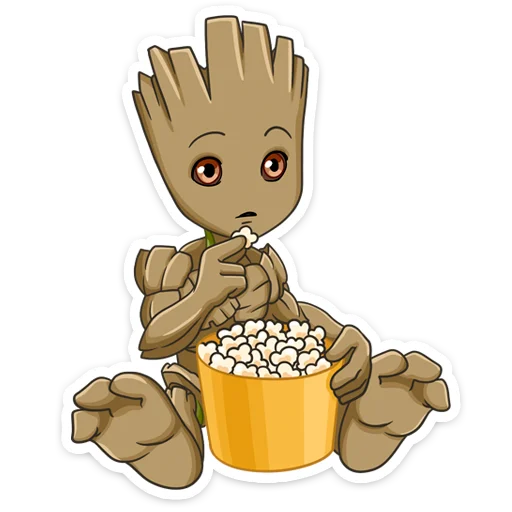 Sticker rocket_groot - 1