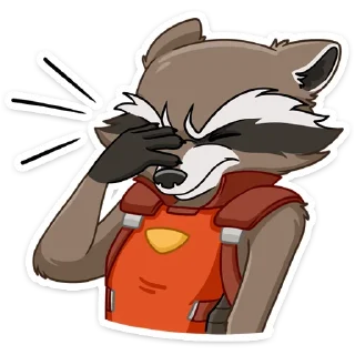 Стикер Ракета и Грут :: @stickroom - 9