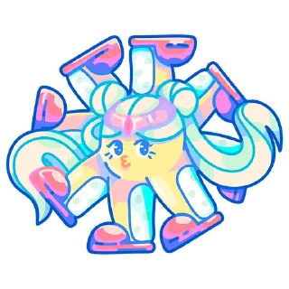 Стикер Rocktopus :: @ellgalerie - 10