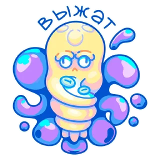 Стикер Rocktopus :: @ellgalerie - 3