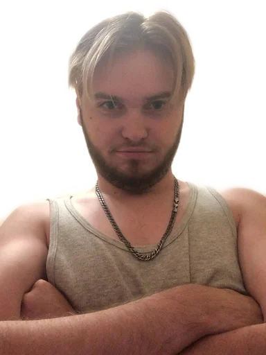 person human face chest