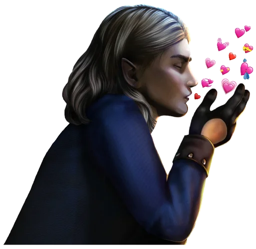 flower woman human face