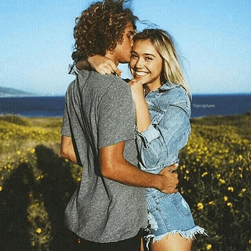 person clothing kiss