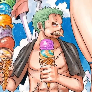 Sticker ロロノア・ゾロ ― @kiibatuostickers - 1