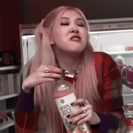 person human face soft drink