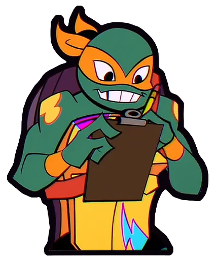 Sticker rottmnt1 - 1