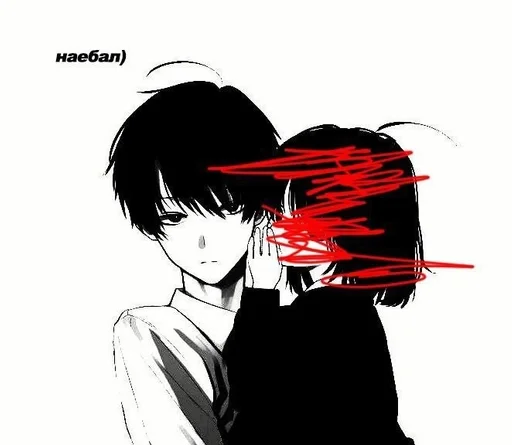 эскиз иллюстрация аниме