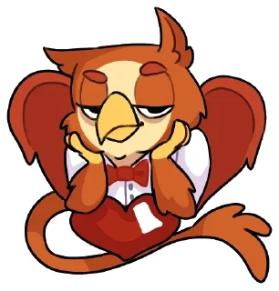 Стикер Грифончик - 9