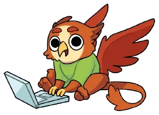 Стикер Грифончик - 6