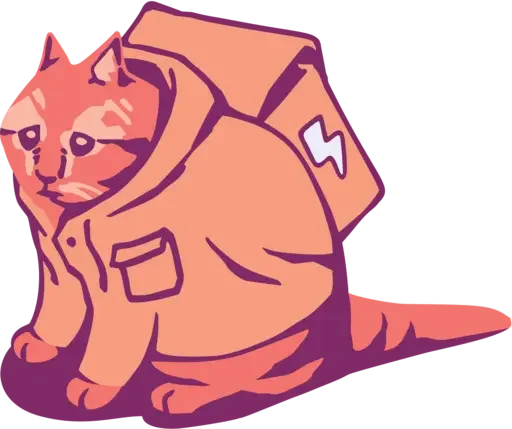 клипарт рисование кошка