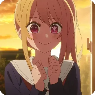 Стикер Ruby Hoshino ‣ @animestickersii @pinterest_to_stickerbot - 0