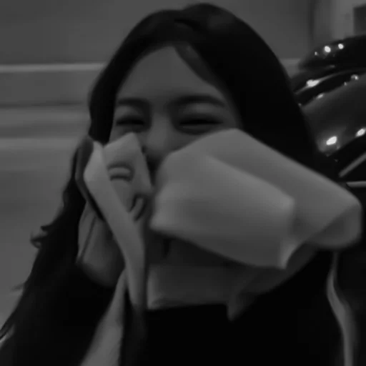 black and white human face person