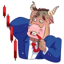 Sticker Rich Bull by @STICK17 - 4