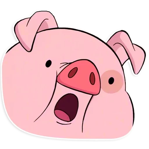 clipart pig drawing