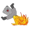 Sticker Квадратный Ватник - 2