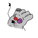 Sticker Квадратный Ватник - 4