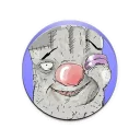 Sticker Квадратный Ватник - 7