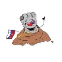 Sticker Квадратный Ватник - 5