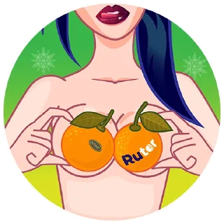 Стикер RUTOR girl - 1