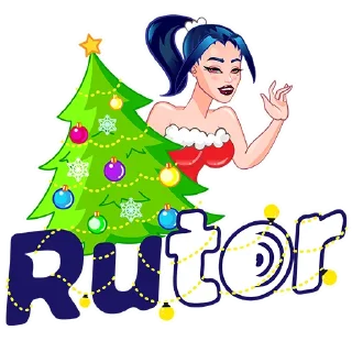 Стикер RUTOR girl - 4