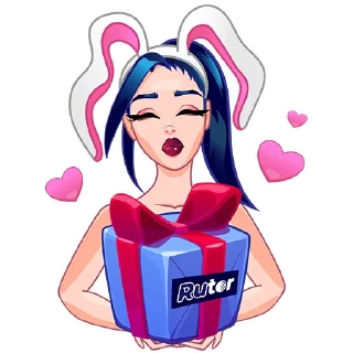 Стикер RUTOR girl - 10