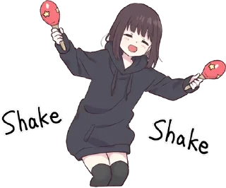 Стикер Menhera-chan 2 @anime_stickerr - 4